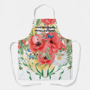 Schürze von Frauen mit Monetangebot