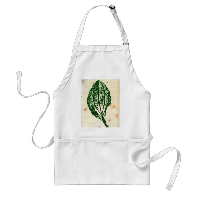 Schürze von Leaf Nature Print (Vorne)