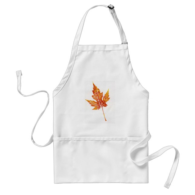 Schürze von Leaf Nature Print (Vorne)