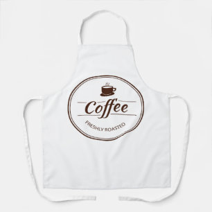 Schürze von niedlichen Kaffeemaschinen