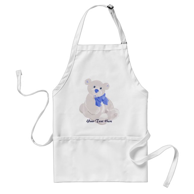 Schürze White and Blue Teddy (Vorne)
