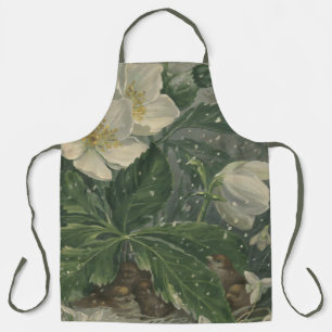 Schürze White Garden Blume Schürze für Frauen
