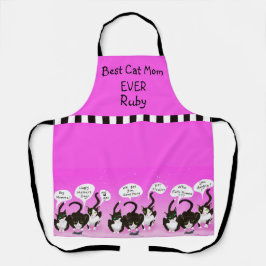 Schürze zur Mutter am Muttertag von Katzen - Beste