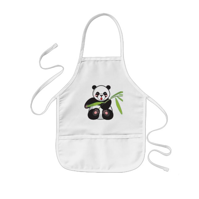 Schürzen. Foto Panda. Kinderschürze (Vorne)