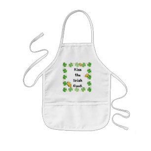 Schürzen für St Patrick Tag - küssen Sie den