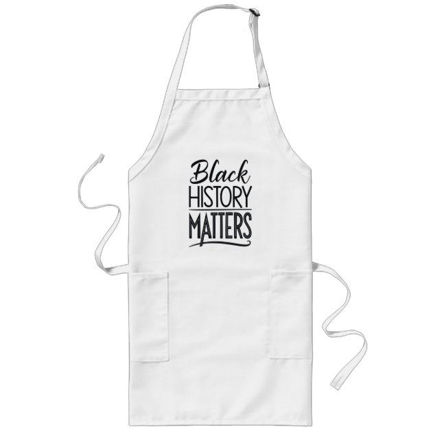Schürzen mit 'Black History Matters' – Schwarze Ge (Vorne)