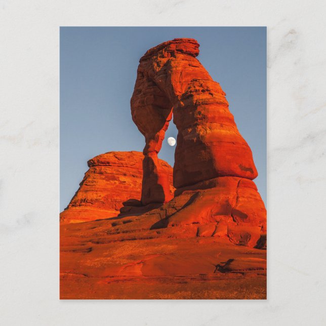 Schuss auf den Mond Postkarte (Vorderseite)