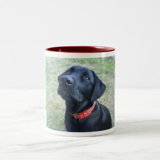 Schuss-Barke! Zweifarbige Tasse