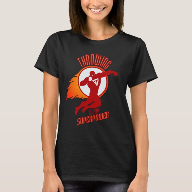 Schuss ist meine Supermacht T-Shirt (Vorderseite)