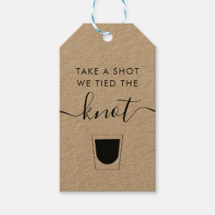 Schuss, wir tippen das knöchelige Hochzeitglas Geschenkanhänger