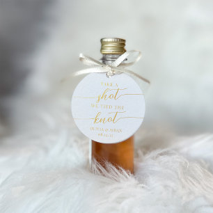 Schuss, wir tippen die Knoten Hochzeit Geschenkanhänger