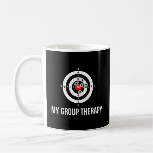 Schussbereich der Schusswaffentherapie Kaffeetasse