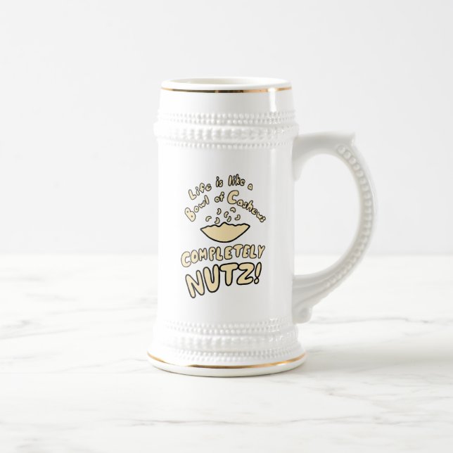 Schüssel Acajoubäume Bierglas (Rechts)