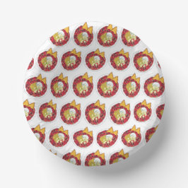 Schüssel Chili Chili Chile auf Carne Cookoff Leben Pappteller