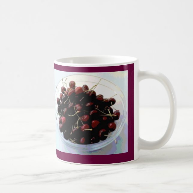 Schüssel der KirschTasse Kaffeetasse (Rechts)