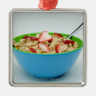Schüssel Getreide Silbernes Ornament