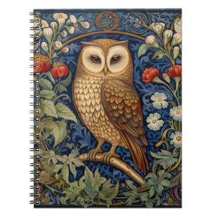 Schüssel im Garten William Morris Stil Notizblock