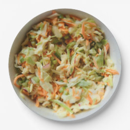Schüssel Kohlsalat-WegwerfpapierTeller Pappteller
