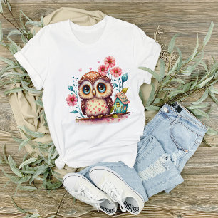 Schüssel mit Blume und winziges Haus T-Shirt