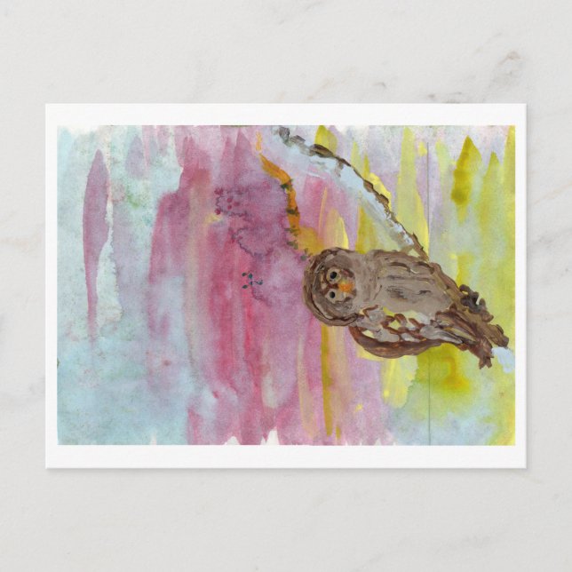 Schüssel mit Gespenst Begleiter Postkarte (Vorderseite)