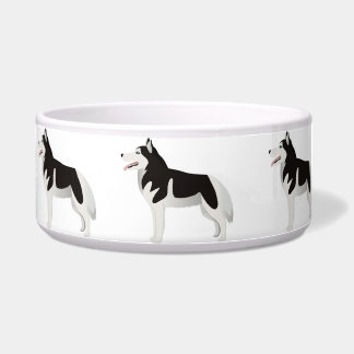 Schüssel mit Schlittenhund