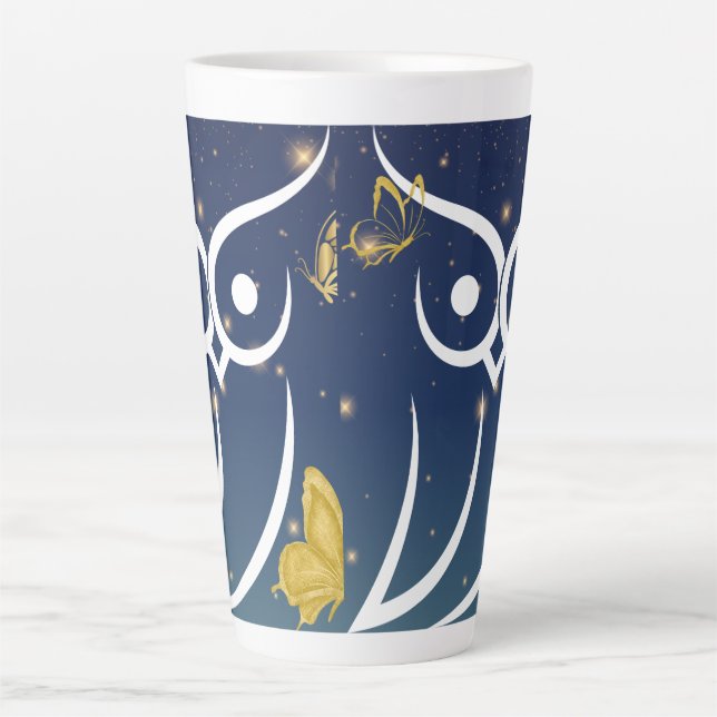 Schüssel und Schmetterlinge Milchtasse (Vorderseite)