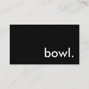 Schüssel Visitenkarte