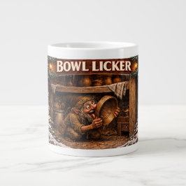 Schüssellecker Isländischer Yule-Lad Jumbo-Tasse