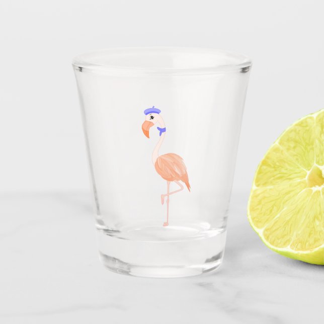 Schussglas mit einem niedlichen und stilvollen schnapsglas (Vorderseite)