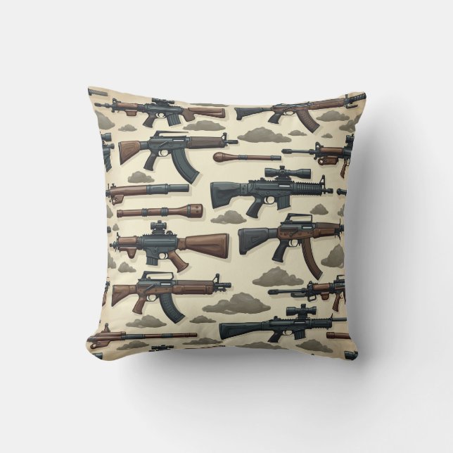 Schussmuster Kissen (Vorderseite)