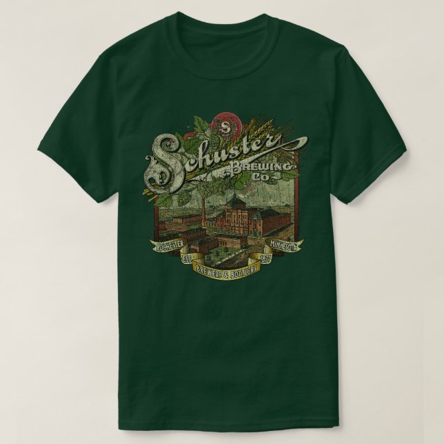 Schuster Brewing Co 1871 T-Shirt (Design vorne)