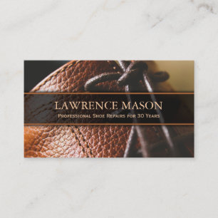Schuster / Cordwainer Foto Schuhe - Visitenkarte
