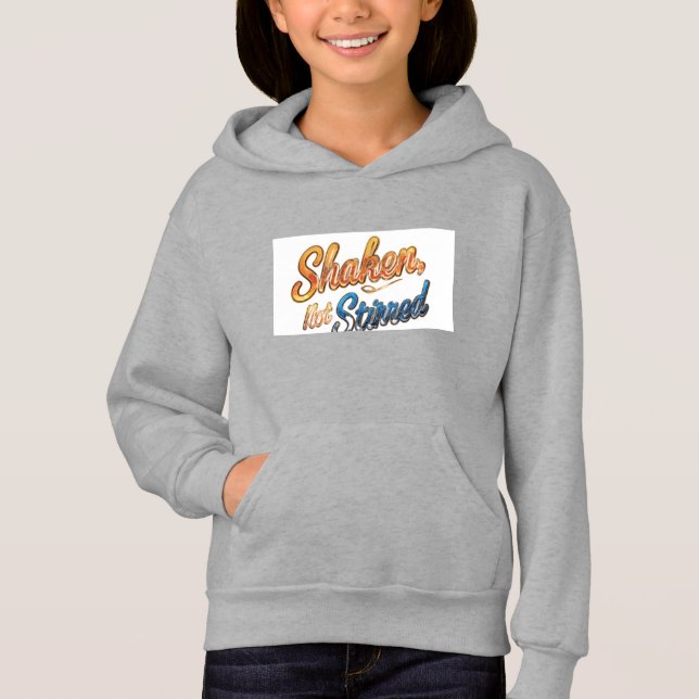 "Schütteln, nicht reißen." Hoodie (Vorderseite)
