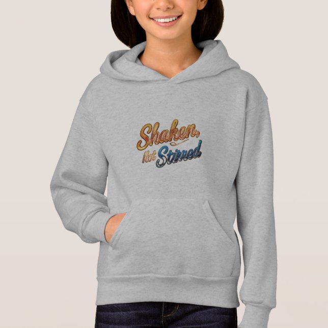 "Schütteln, nicht reißen." Hoodie (Vorderseite)