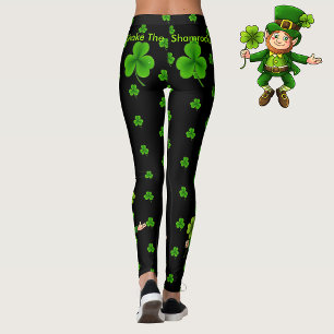Schütteln Sie die Kleeblatts St. Patrick's Day Le Leggings