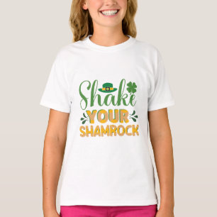 Schütteln Sie Ihr Kleeblatt St. Patrick's Day T - T-Shirt