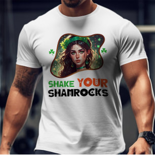 Schütteln Sie Ihre Kleeblätter - Irish Poetry Slam T-Shirt