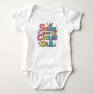 Schütteln Sie Ihren Cotton-Schwanz Baby Strampler