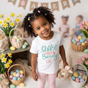 Schütteln Sie Ihren sonnigen Schwanz Ostern T - Sh Baby T-shirt