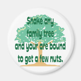 Schütteln Sie jeden Familienbaum Magnet