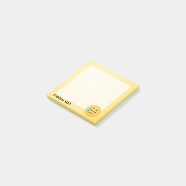 Schüttelstelle Post-it Klebezettel (angewinkelt)