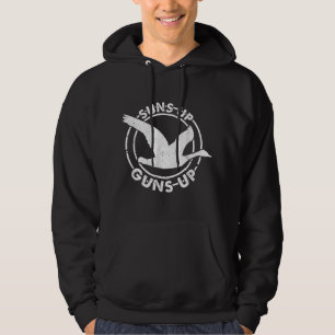 Schüttelt die Waffen hoch, die Jagd auf den Gäns Hoodie