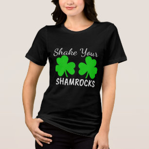 Schüttle deine Kleeblätter - Spaß am St. Patrick's Tri-Blend Shirt