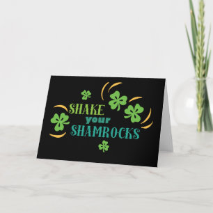 Schüttle deine Shamrocks Karte