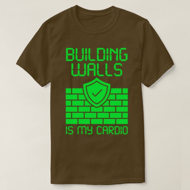 Schutz der Cybersicherheit-Firewall-Daten T-Shirt (Design vorne)