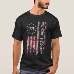 Schutz der Demokratie und Abstimmung blau T-Shirt