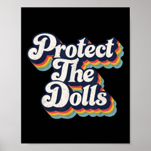 Schutz der Dollars - Trans Women Solidarity Retro Poster