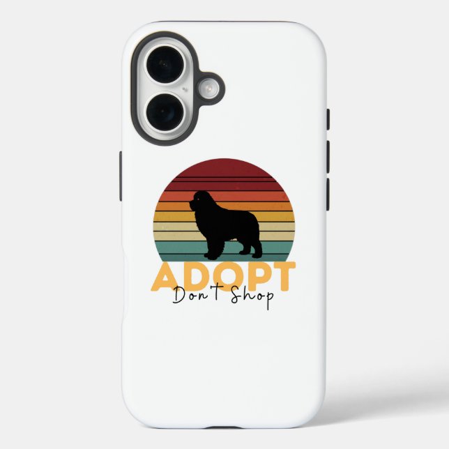 Schutz der Rettungswesten - Adoptier, den neuen Hu iPhone 16 Hülle (Rückseite)
