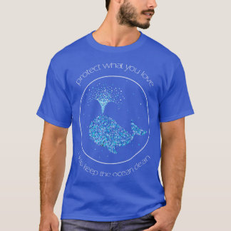 Schutz der Umwelt von Walen im Ozean T-Shirt