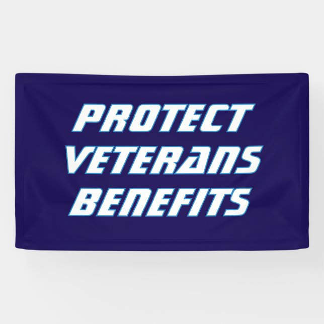 Schutz der Vorteile politischer Veteranen Banner (Horizontal)
